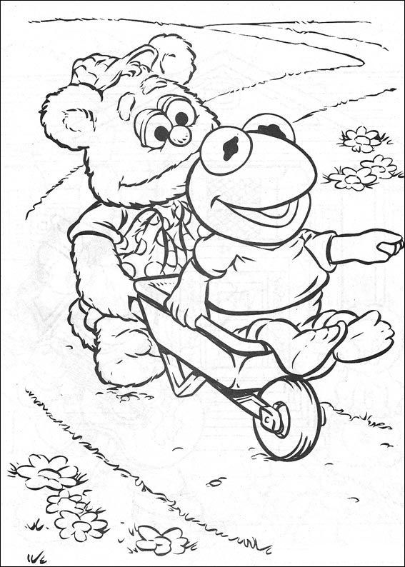 Раскраска: Muppets (мультфильмы) #31886 - Бесплатные раскраски для печати