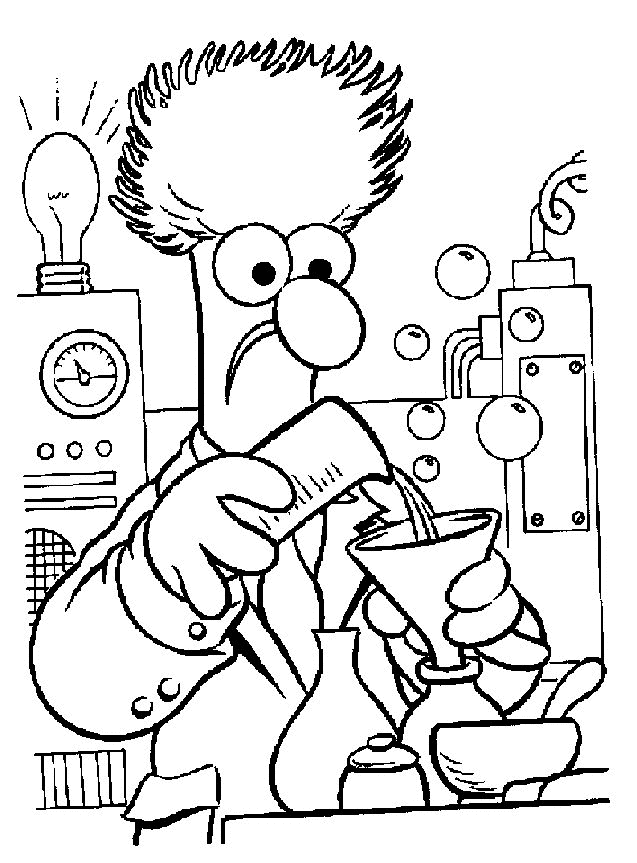 Раскраска: Muppets (мультфильмы) #31898 - Бесплатные раскраски для печати