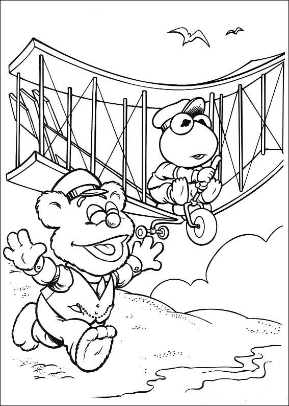Раскраска: Muppets (мультфильмы) #31902 - Бесплатные раскраски для печати