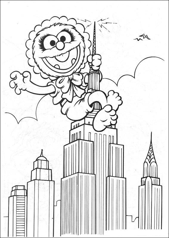 Раскраска: Muppets (мультфильмы) #31954 - Бесплатные раскраски для печати