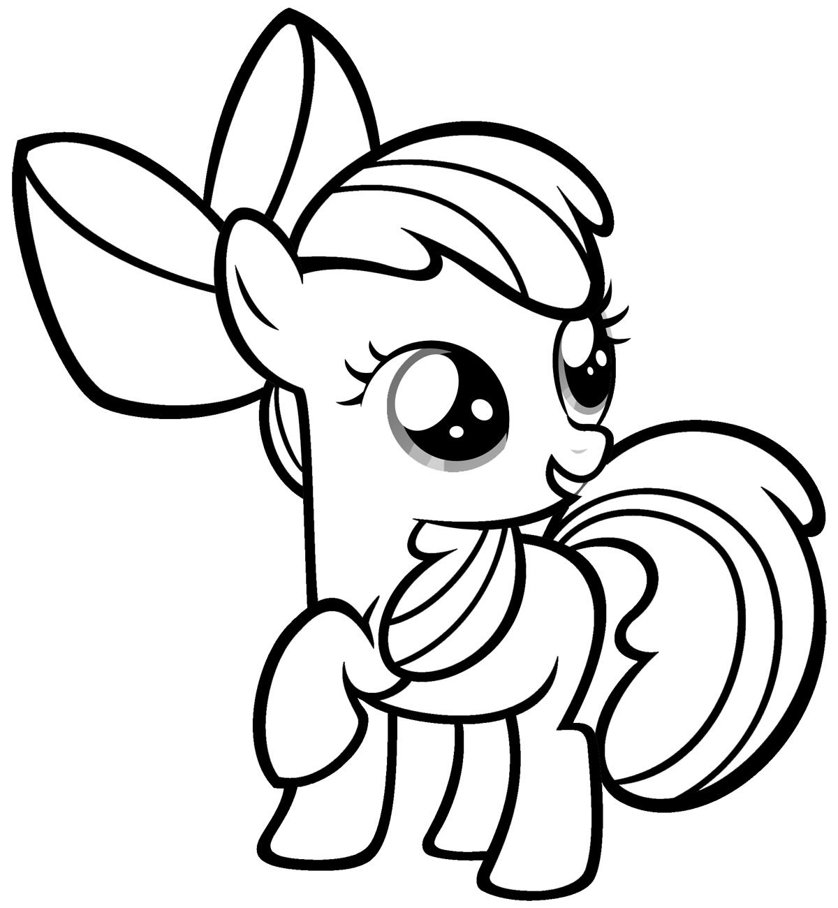 Раскраска: Маленький пони (мультфильмы) #41863 - Бесплатные раскраски для печати