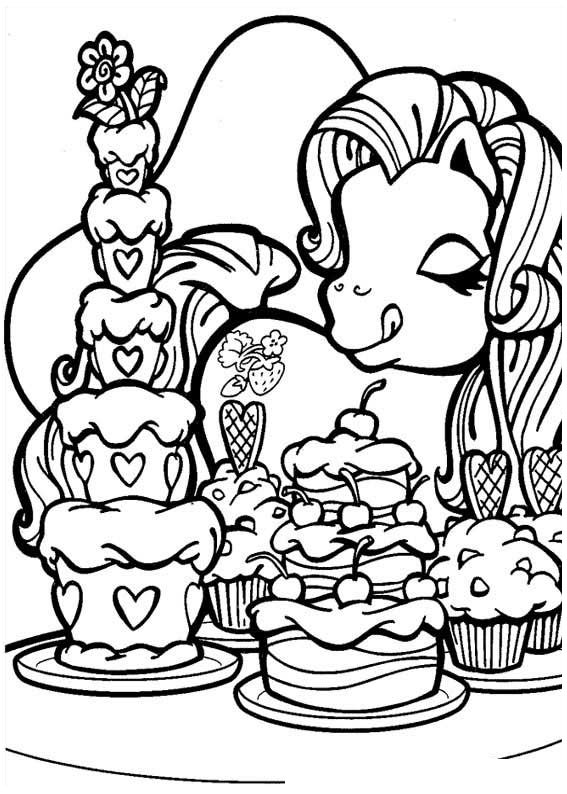 Раскраска: Маленький пони (мультфильмы) #41865 - Бесплатные раскраски для печати