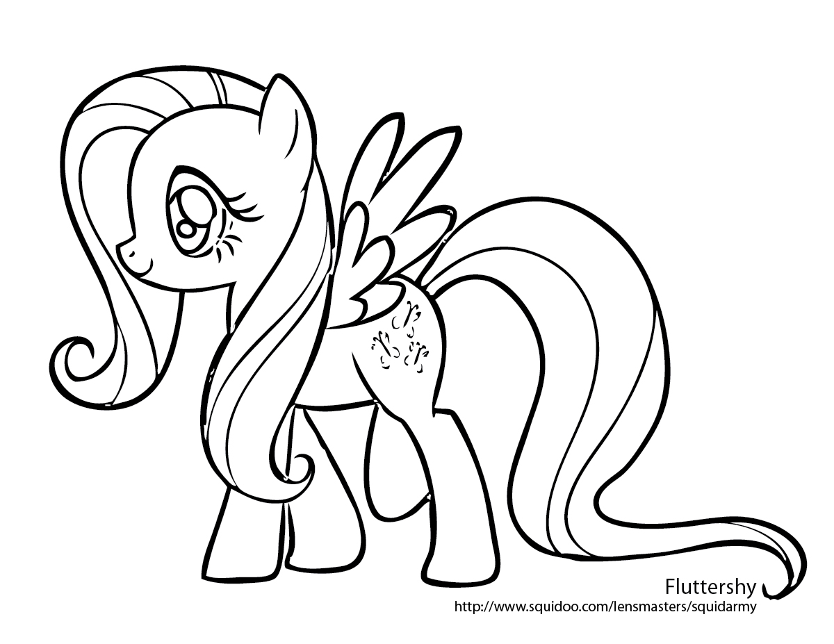 Раскраска: Маленький пони (мультфильмы) #41868 - Бесплатные раскраски для печати