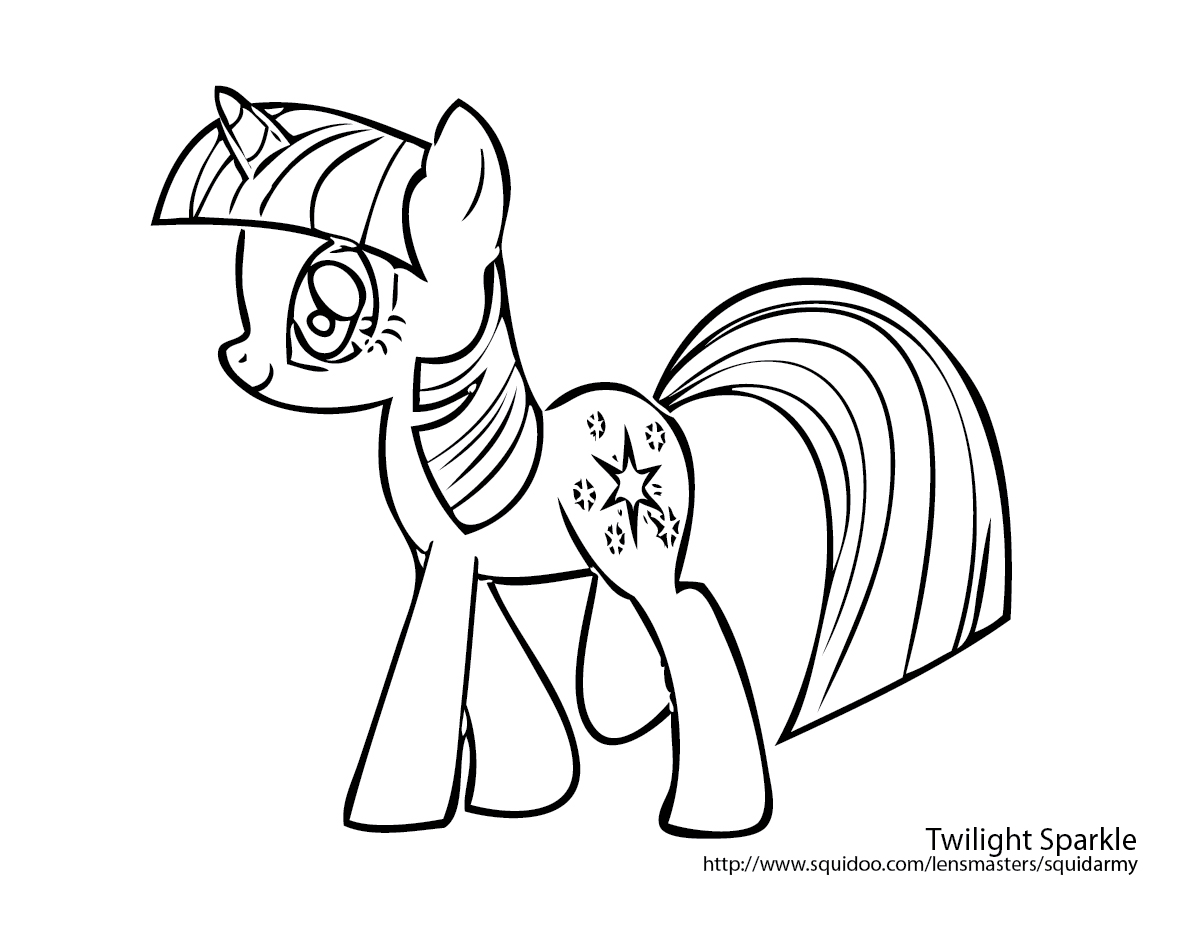 Раскраска: Маленький пони (мультфильмы) #41894 - Бесплатные раскраски для печати
