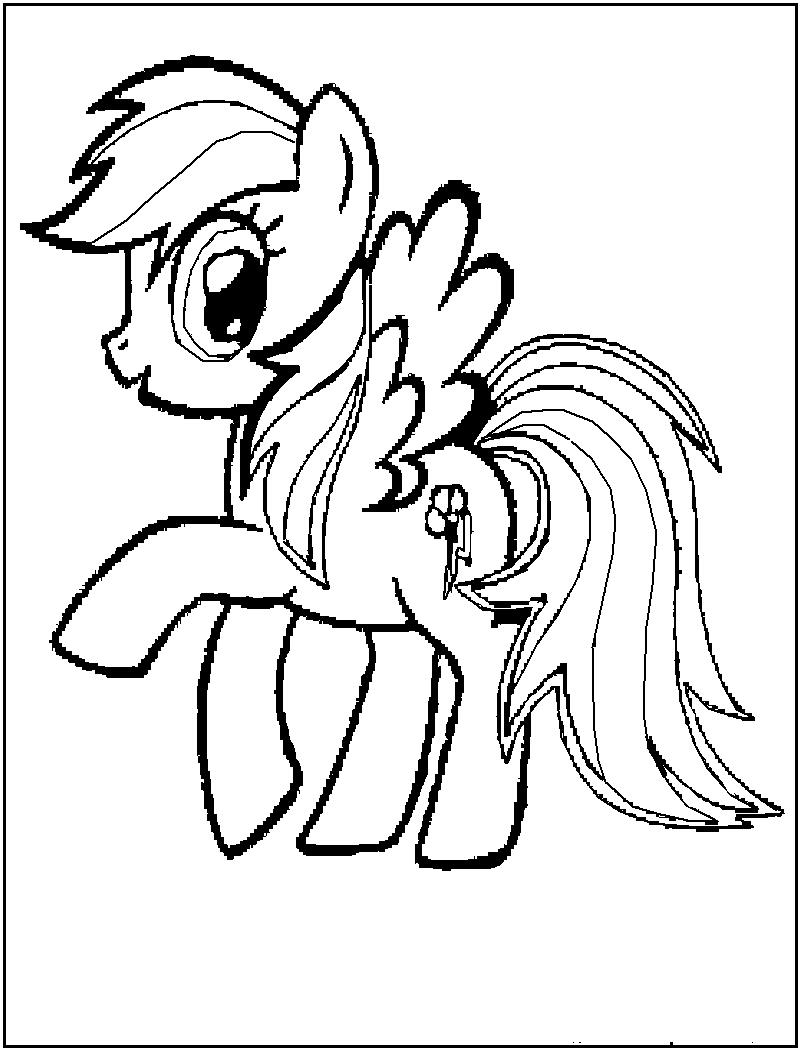 Раскраска: Маленький пони (мультфильмы) #41912 - Бесплатные раскраски для печати