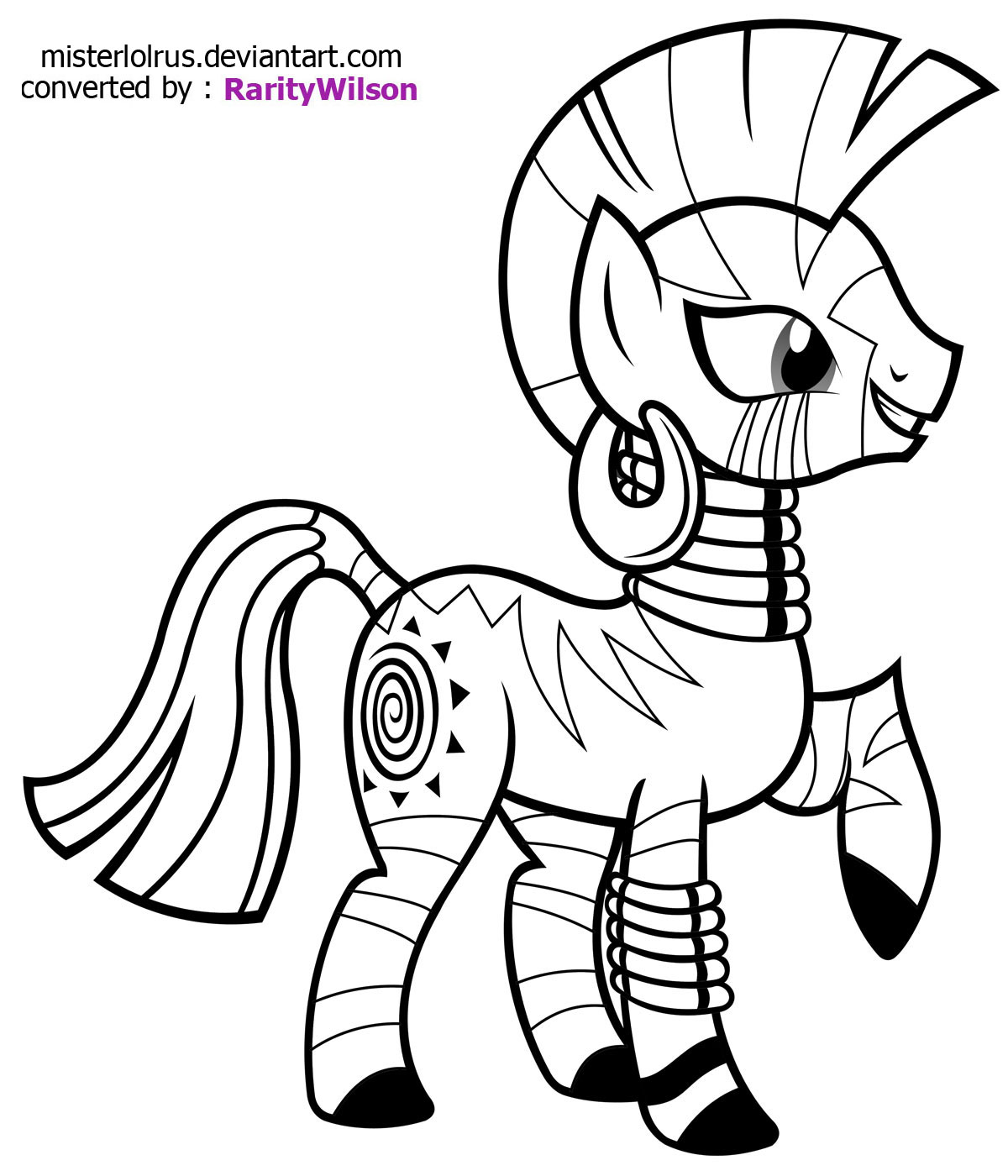 Раскраска: Маленький пони (мультфильмы) #41915 - Бесплатные раскраски для печати