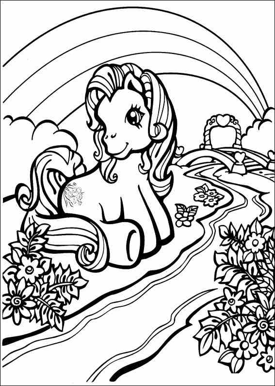 Раскраска: Маленький пони (мультфильмы) #41920 - Бесплатные раскраски для печати
