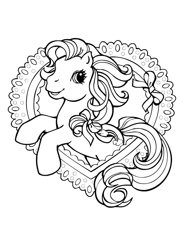 Раскраска: Маленький пони (мультфильмы) #41945 - Бесплатные раскраски для печати