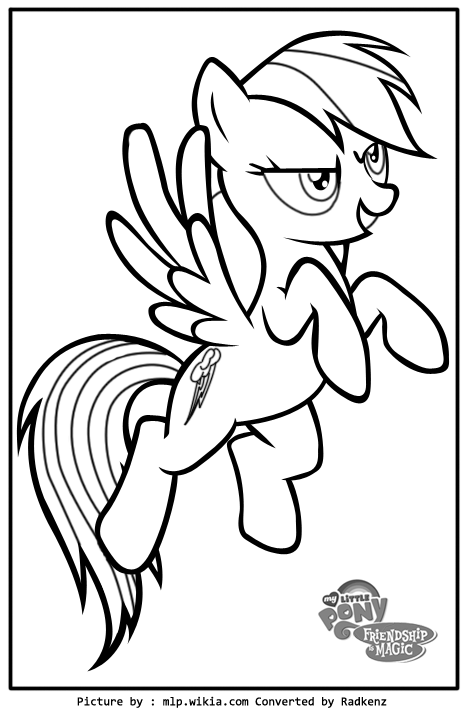 Раскраска: Маленький пони (мультфильмы) #41969 - Бесплатные раскраски для печати