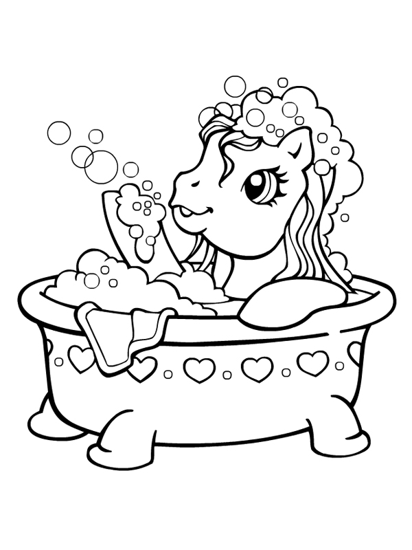 Раскраска: Маленький пони (мультфильмы) #41982 - Бесплатные раскраски для печати