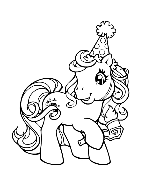 Раскраска: Маленький пони (мультфильмы) #41984 - Бесплатные раскраски для печати