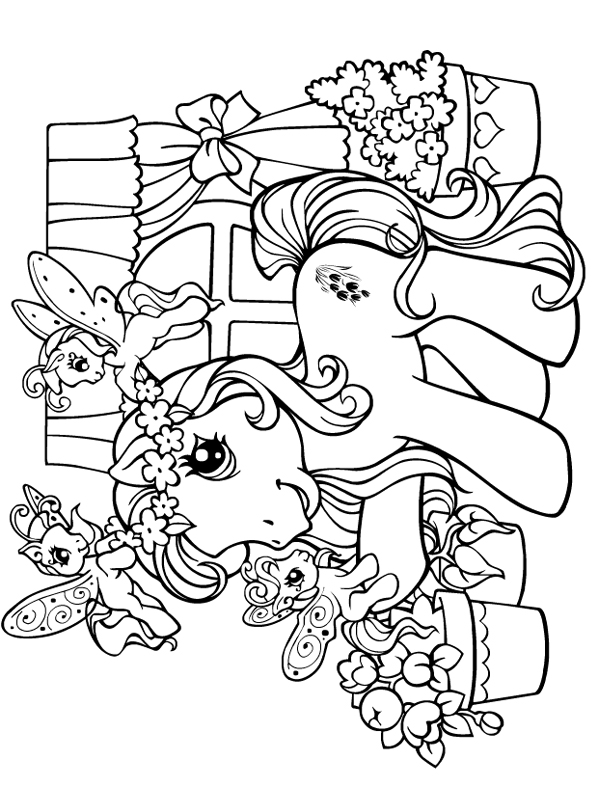 Раскраска: Маленький пони (мультфильмы) #41989 - Бесплатные раскраски для печати
