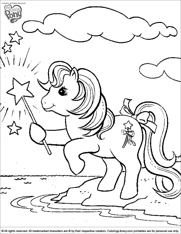 Раскраска: Маленький пони (мультфильмы) #41991 - Бесплатные раскраски для печати