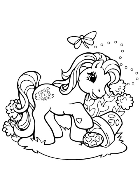 Раскраска: Маленький пони (мультфильмы) #42055 - Бесплатные раскраски для печати
