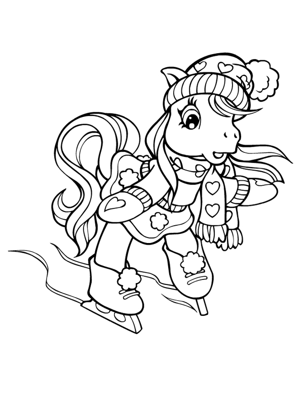Раскраска: Маленький пони (мультфильмы) #42073 - Бесплатные раскраски для печати