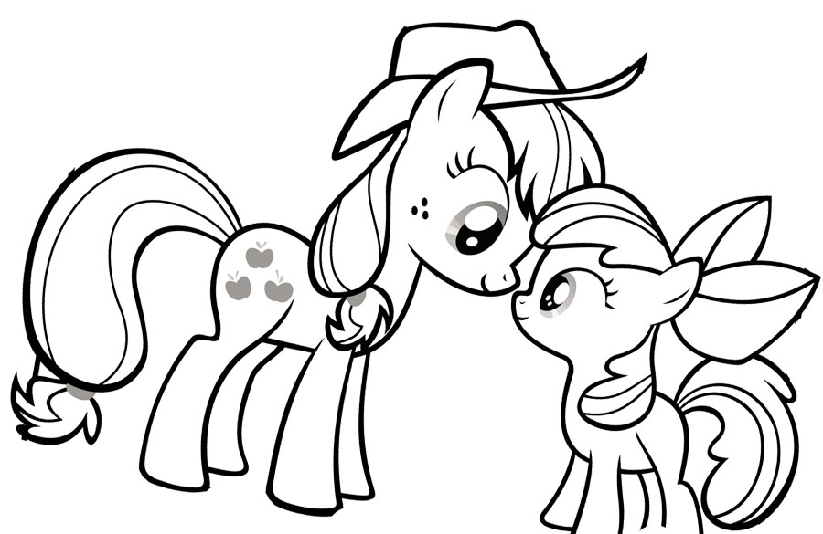 Раскраска: Маленький пони (мультфильмы) #42119 - Бесплатные раскраски для печати