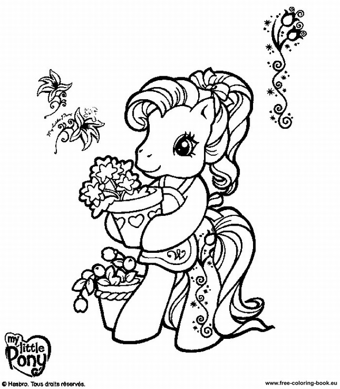 Раскраска: Маленький пони (мультфильмы) #42131 - Бесплатные раскраски для печати