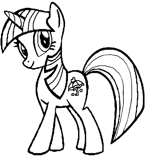 Раскраска: Маленький пони (мультфильмы) #42136 - Бесплатные раскраски для печати