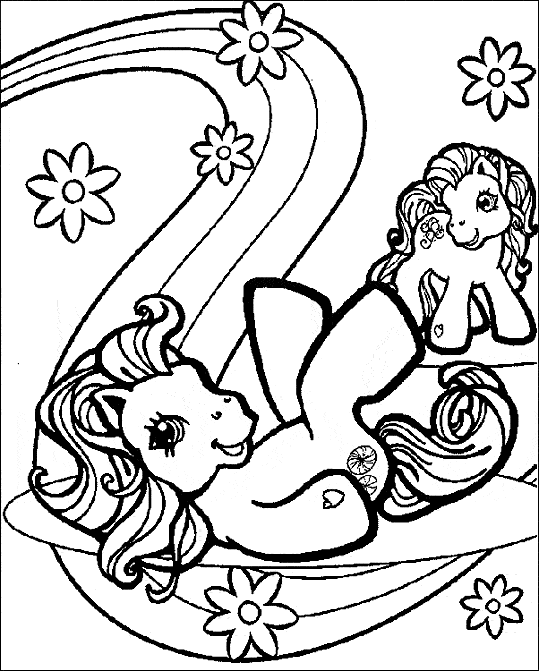 Раскраска: Маленький пони (мультфильмы) #42140 - Бесплатные раскраски для печати
