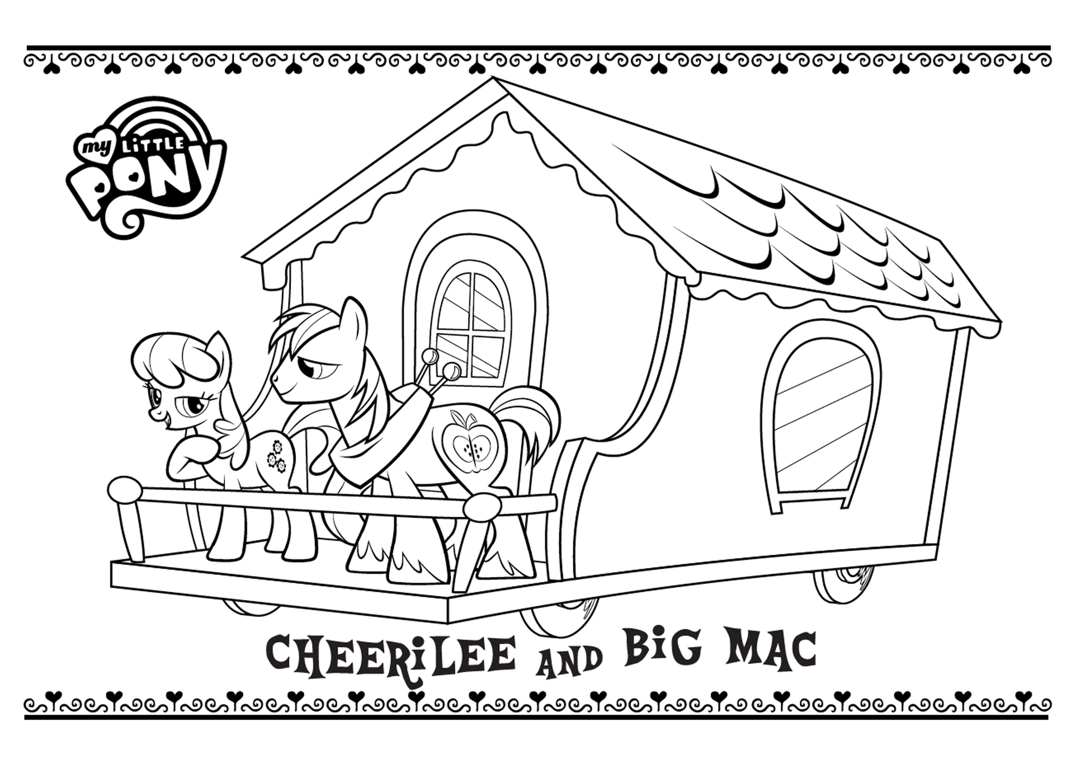 Раскраска: Маленький пони (мультфильмы) #42151 - Бесплатные раскраски для печати
