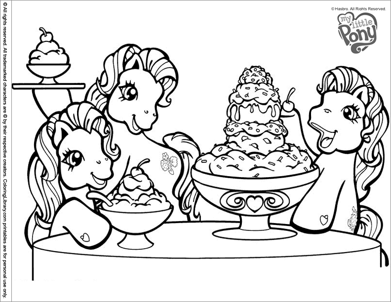 Раскраска: Маленький пони (мультфильмы) #42161 - Бесплатные раскраски для печати