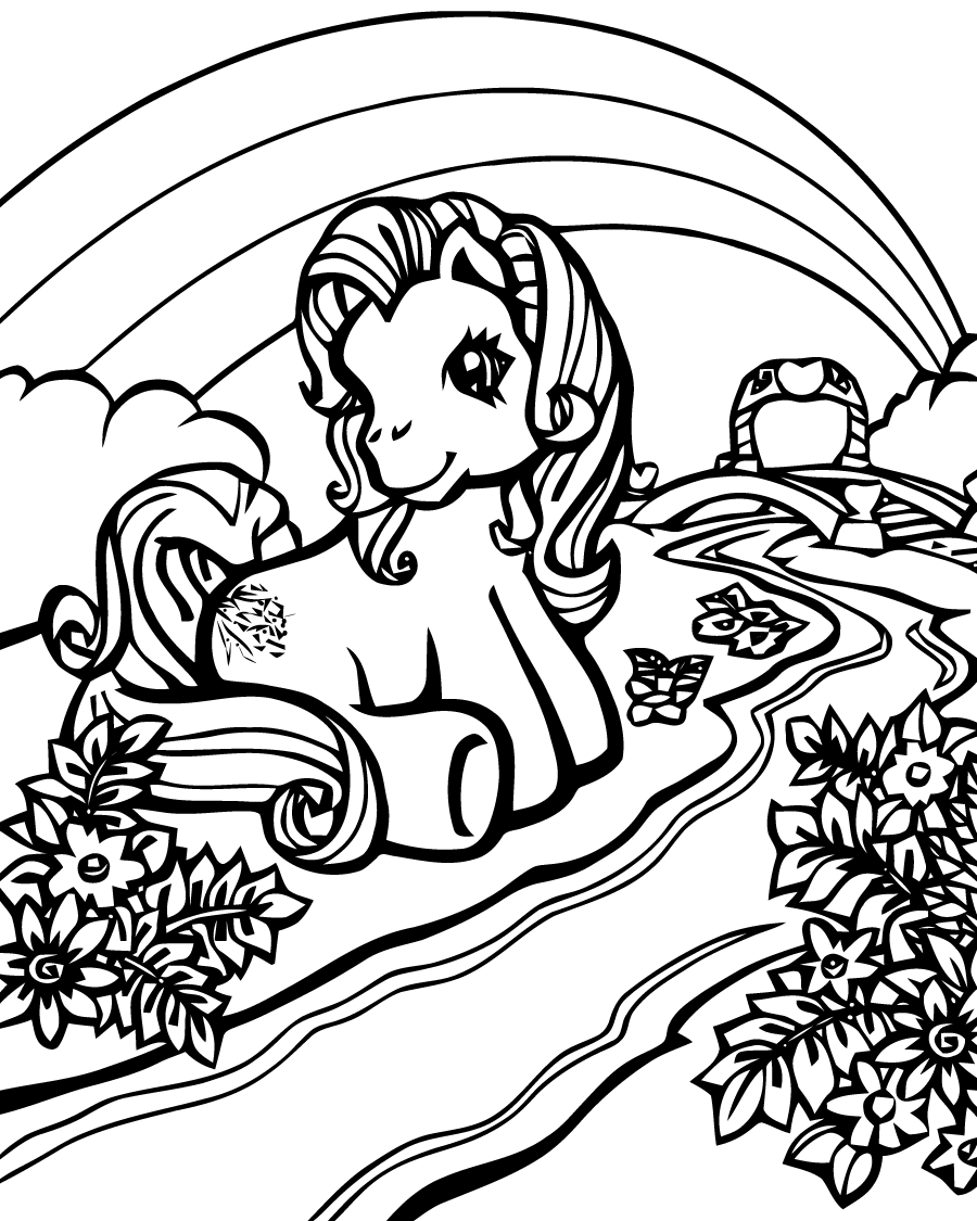Раскраска: Маленький пони (мультфильмы) #42213 - Бесплатные раскраски для печати