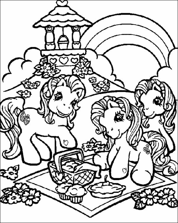 Раскраска: Маленький пони (мультфильмы) #42214 - Бесплатные раскраски для печати