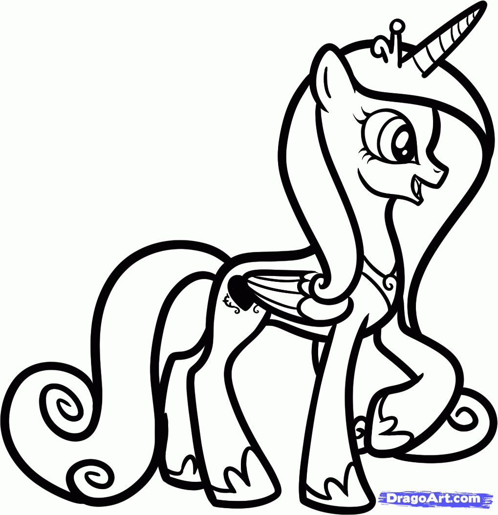 Раскраска: Маленький пони (мультфильмы) #42219 - Бесплатные раскраски для печати