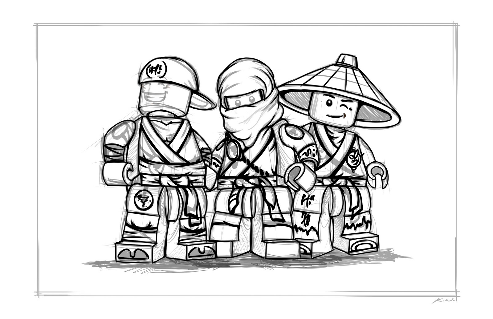Раскраска: Ninjago (мультфильмы) #24028 - Бесплатные раскраски для печати