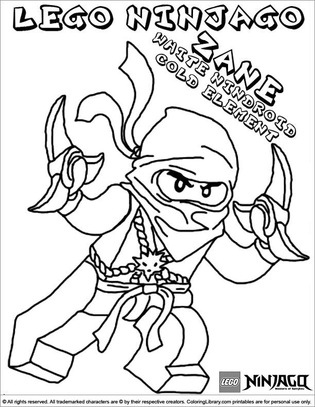 Раскраска: Ninjago (мультфильмы) #24095 - Бесплатные раскраски для печати