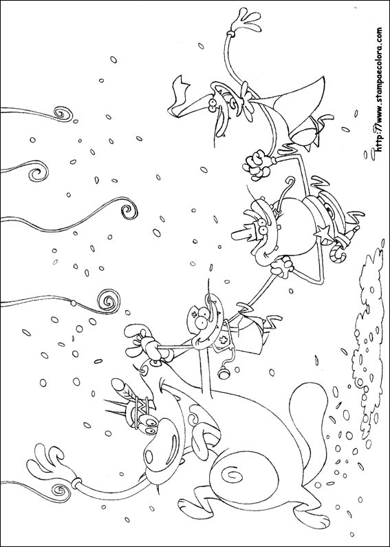 Раскраска: Огги и Каффардс (мультфильмы) #37888 - Бесплатные раскраски для печати