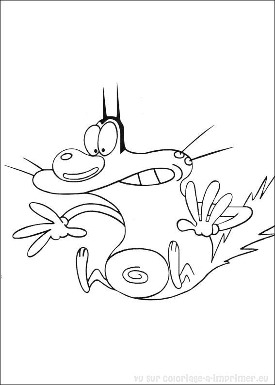 Раскраска: Огги и Каффардс (мультфильмы) #37909 - Бесплатные раскраски для печати