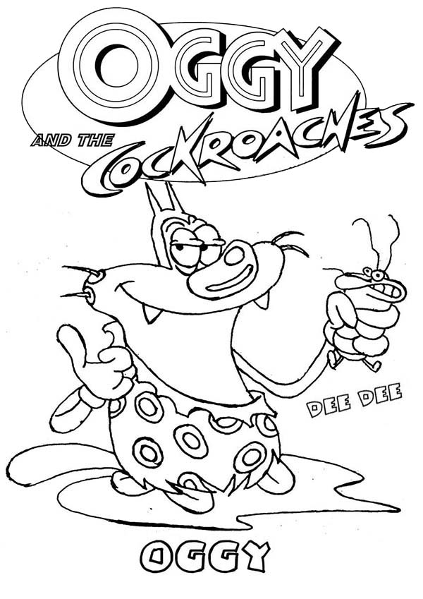 Раскраска: Огги и Каффардс (мультфильмы) #37991 - Бесплатные раскраски для печати