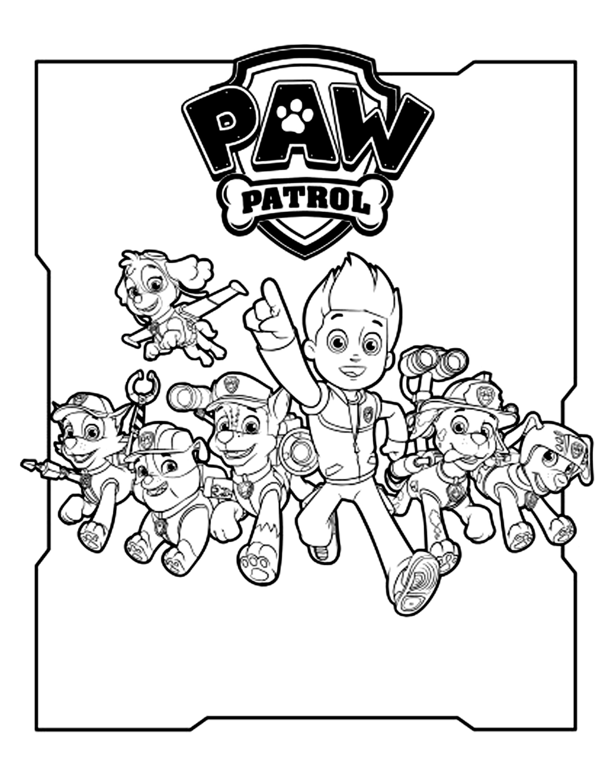 Раскраска: Pat'Patrouille (мультфильмы) #44353 - Бесплатные раскраски для печати