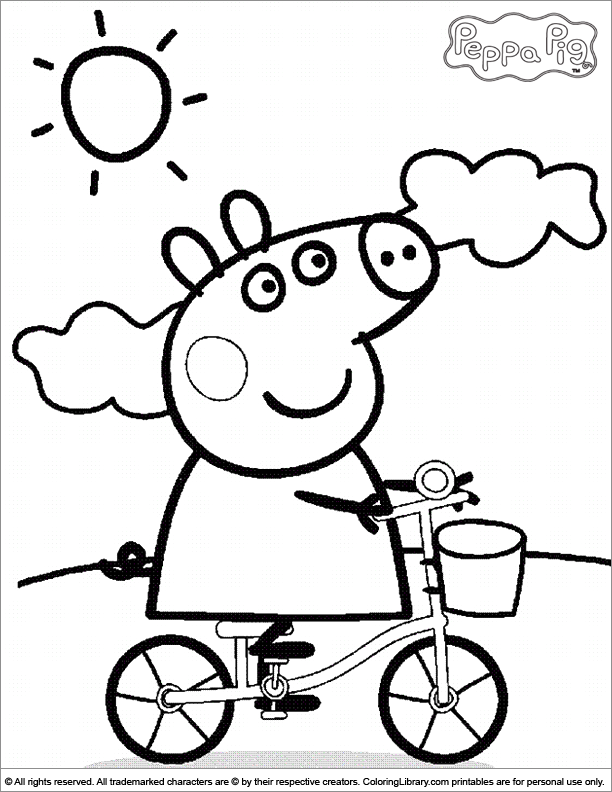 Раскраска: Свинка Пеппа (мультфильмы) #43910 - Бесплатные раскраски для печати