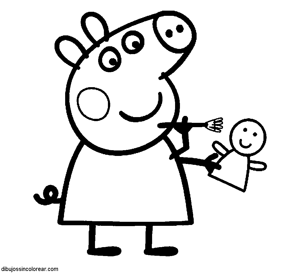 Раскраска: Свинка Пеппа (мультфильмы) #43929 - Бесплатные раскраски для печати