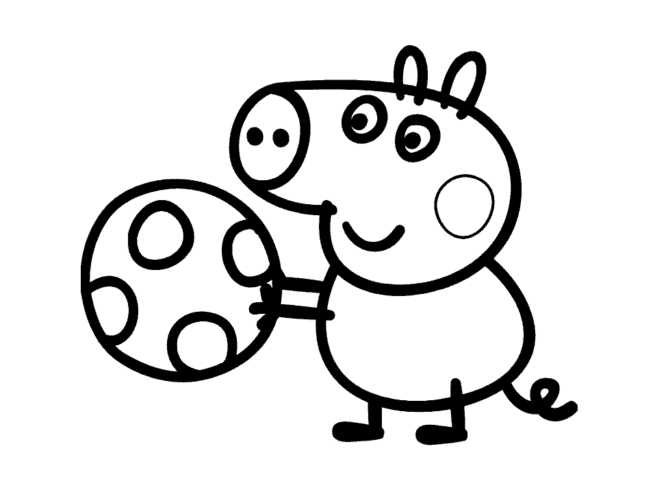 Раскраска: Свинка Пеппа (мультфильмы) #43949 - Бесплатные раскраски для печати