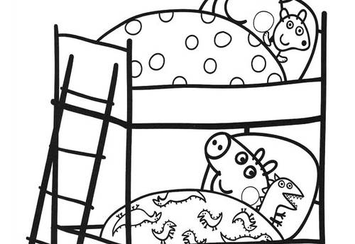Раскраска: Свинка Пеппа (мультфильмы) #44001 - Бесплатные раскраски для печати