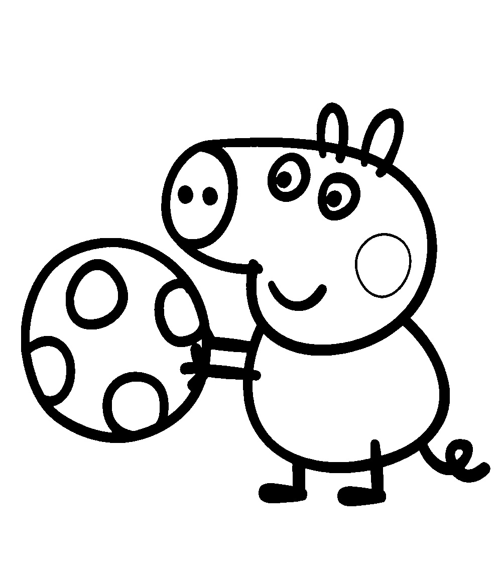 Раскраска: Свинка Пеппа (мультфильмы) #44072 - Бесплатные раскраски для печати