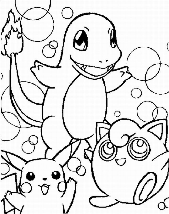 Раскраска: Pokemon (мультфильмы) #24642 - Бесплатные раскраски для печати