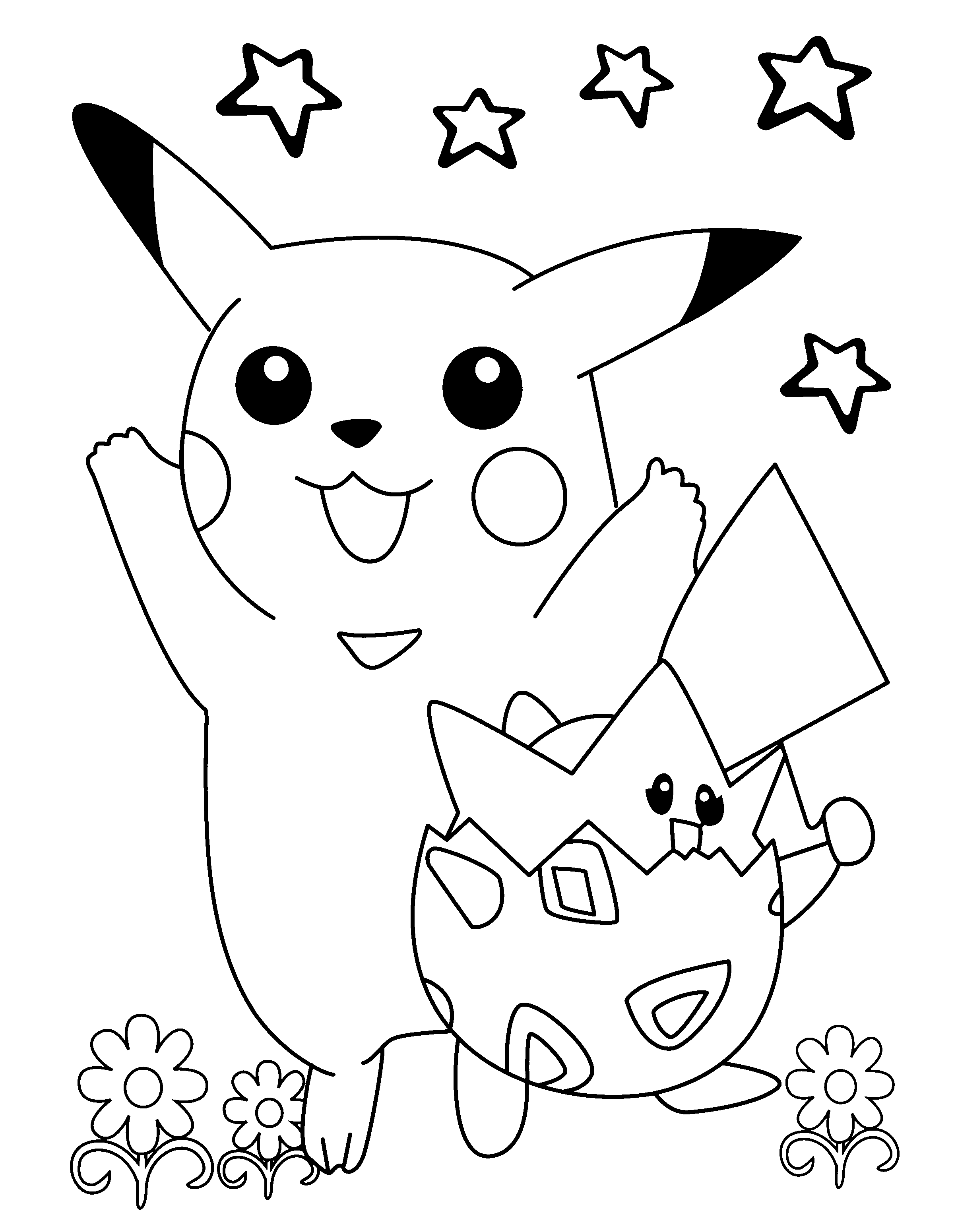 Раскраска: Pokemon (мультфильмы) #24676 - Бесплатные раскраски для печати