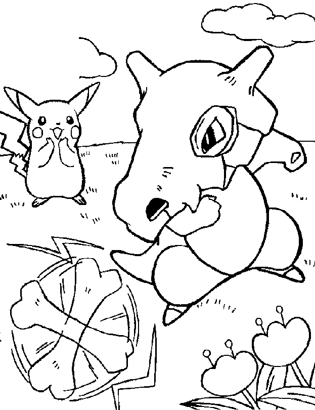 Раскраска: Pokemon (мультфильмы) #24690 - Бесплатные раскраски для печати