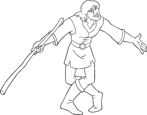 Раскраска: Экскалибур, волшебный меч (мультфильмы) #41767 - Бесплатные раскраски для печати