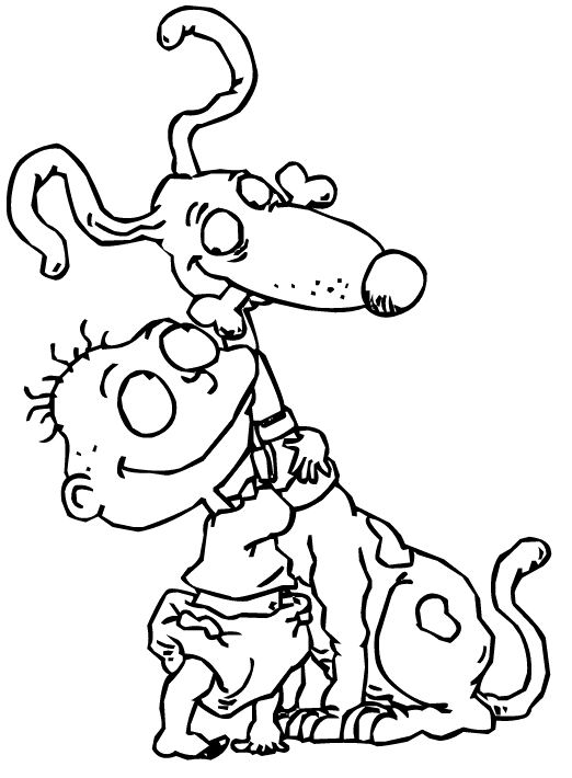 Раскраска: Rugrats (мультфильмы) #52693 - Бесплатные раскраски для печати
