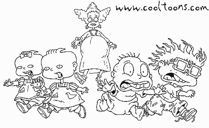 Раскраска: Rugrats (мультфильмы) #52707 - Бесплатные раскраски для печати