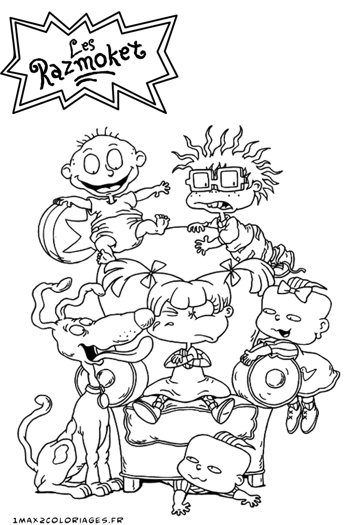 Раскраска: Rugrats (мультфильмы) #52721 - Бесплатные раскраски для печати