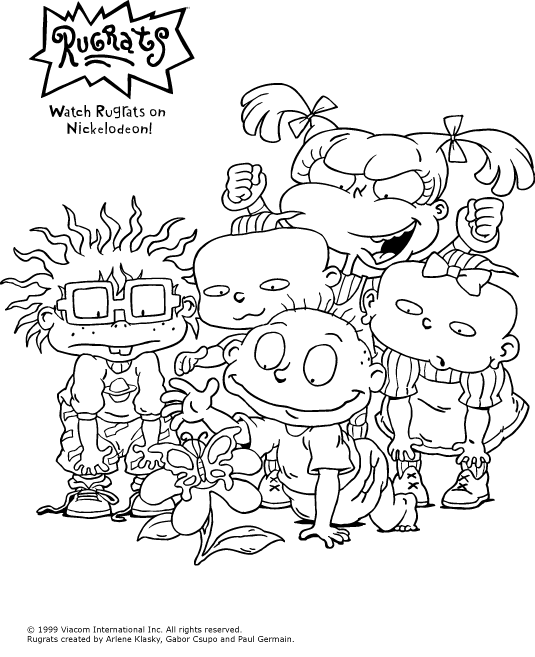 Раскраска: Rugrats (мультфильмы) #52729 - Бесплатные раскраски для печати