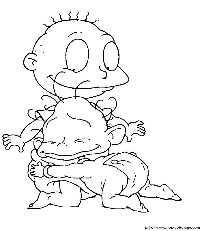 Раскраска: Rugrats (мультфильмы) #52738 - Бесплатные раскраски для печати