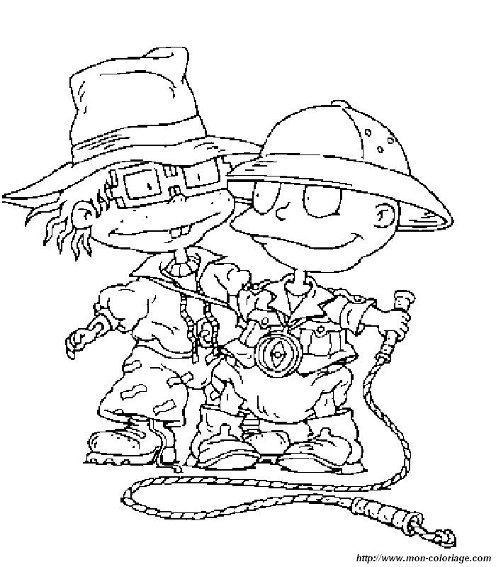 Раскраска: Rugrats (мультфильмы) #52742 - Бесплатные раскраски для печати