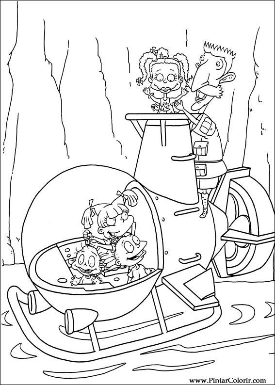 Раскраска: Rugrats (мультфильмы) #52764 - Бесплатные раскраски для печати